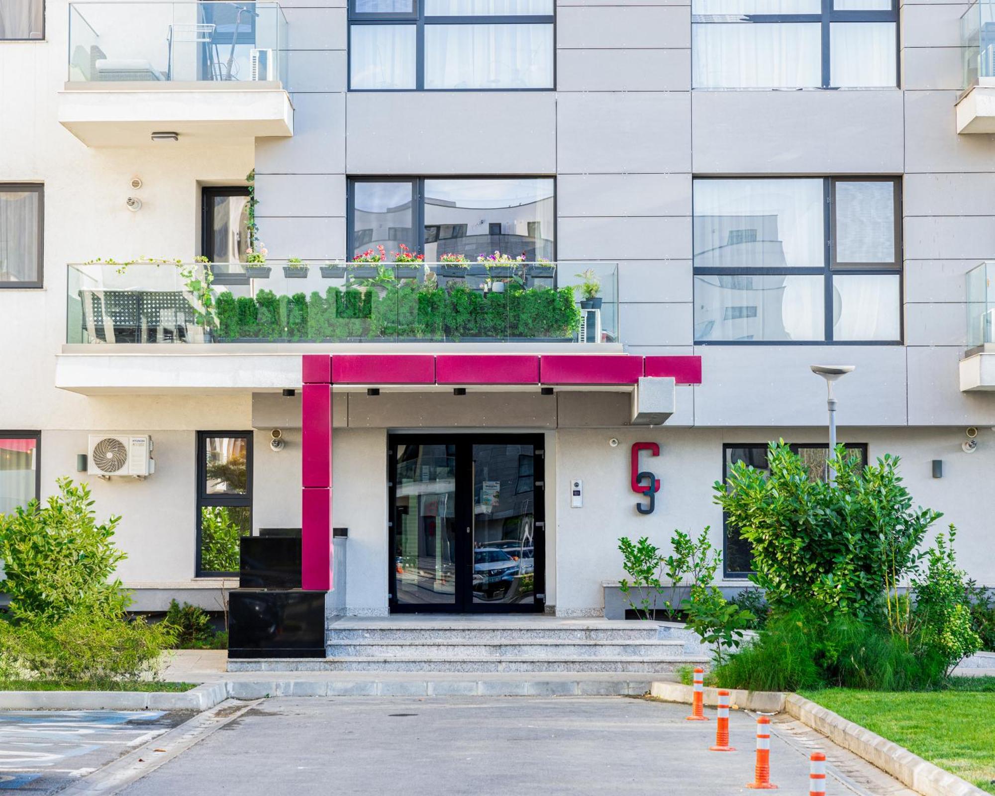 Onix - Nordic Studio Apartment 3, Premium Parking Bukarest Kültér fotó